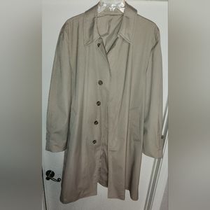 London Fog Vintage Poole Maincoat Trench Coat Men's Size 40 Reg. EUC $30